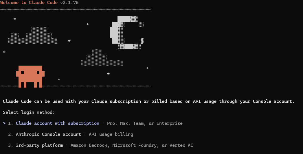 Claude Code ๋ก๊ทธ์ธ ๋ฐฉ๋ฒ ์ ํ