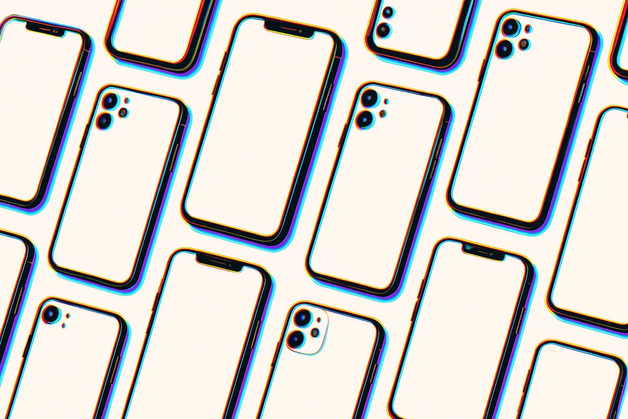 Apple 아이폰 일러스트레이션