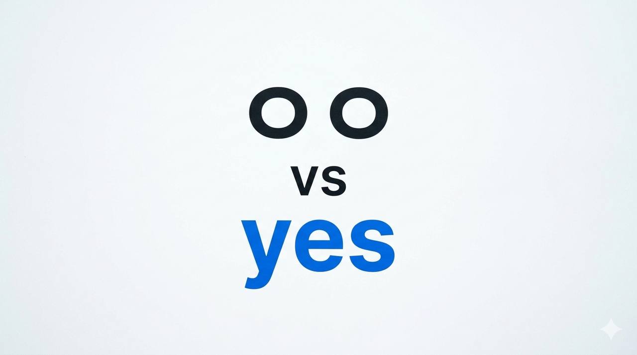 ㅇㅇ vs yes 토큰 비교