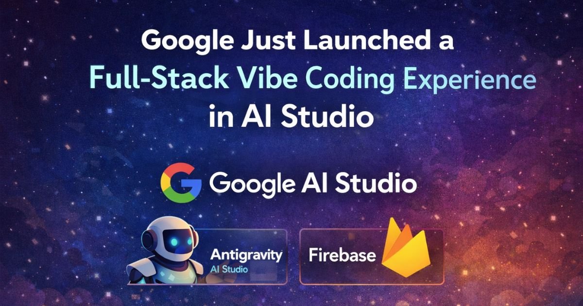Google AI Studio Antigravity Firebase 통합 개요