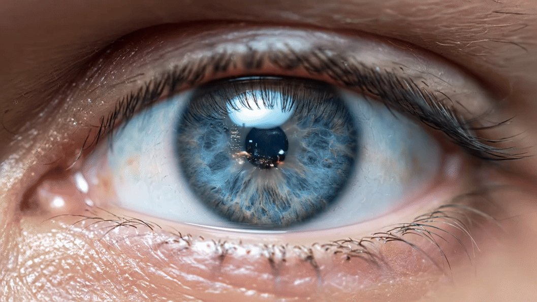 Veo 3.1이 생성한 눈동자 속 도시 반사 매크로 AI 영상