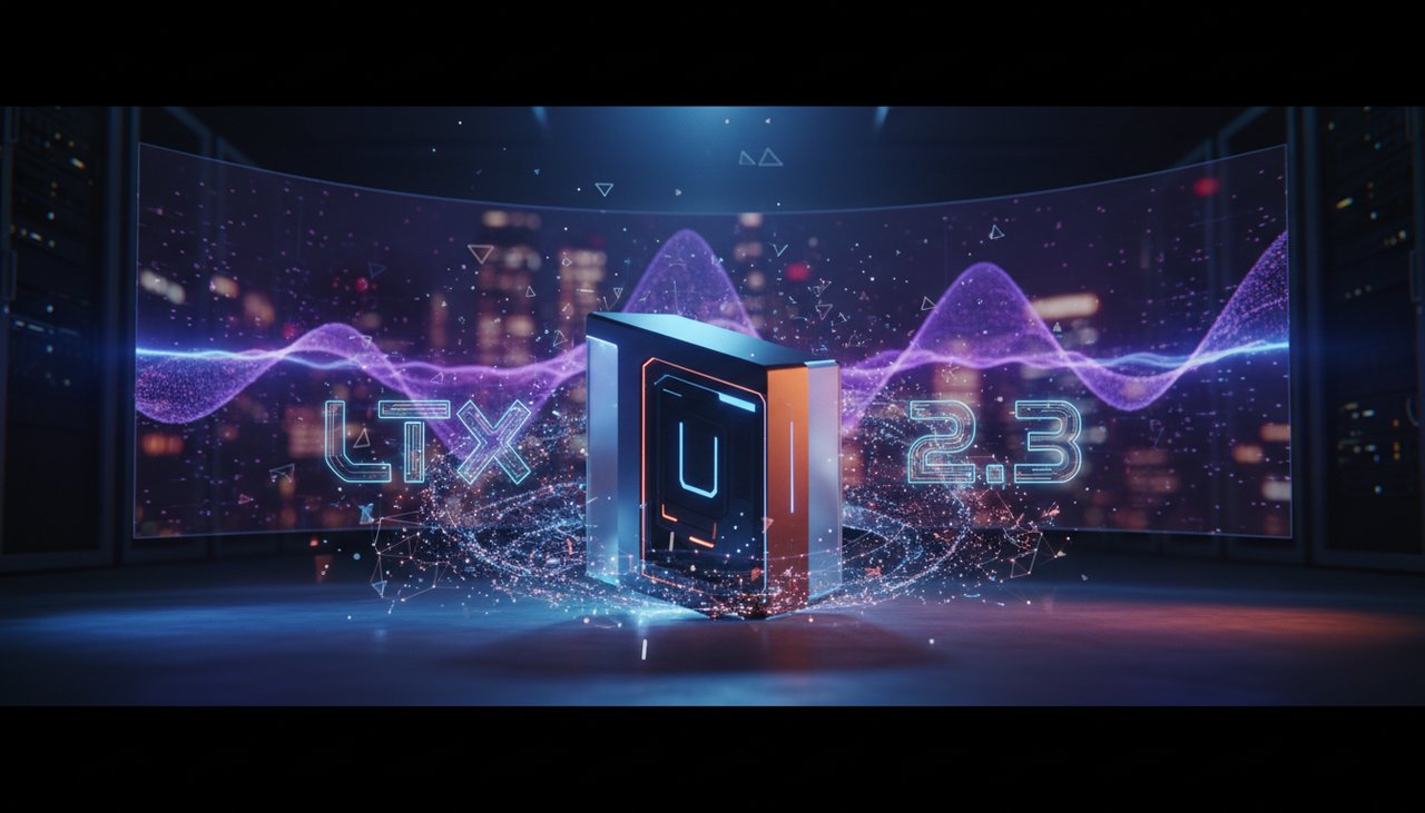 LTX 2.3 오픈소스 AI 영상 모델 공식 소개 이미지