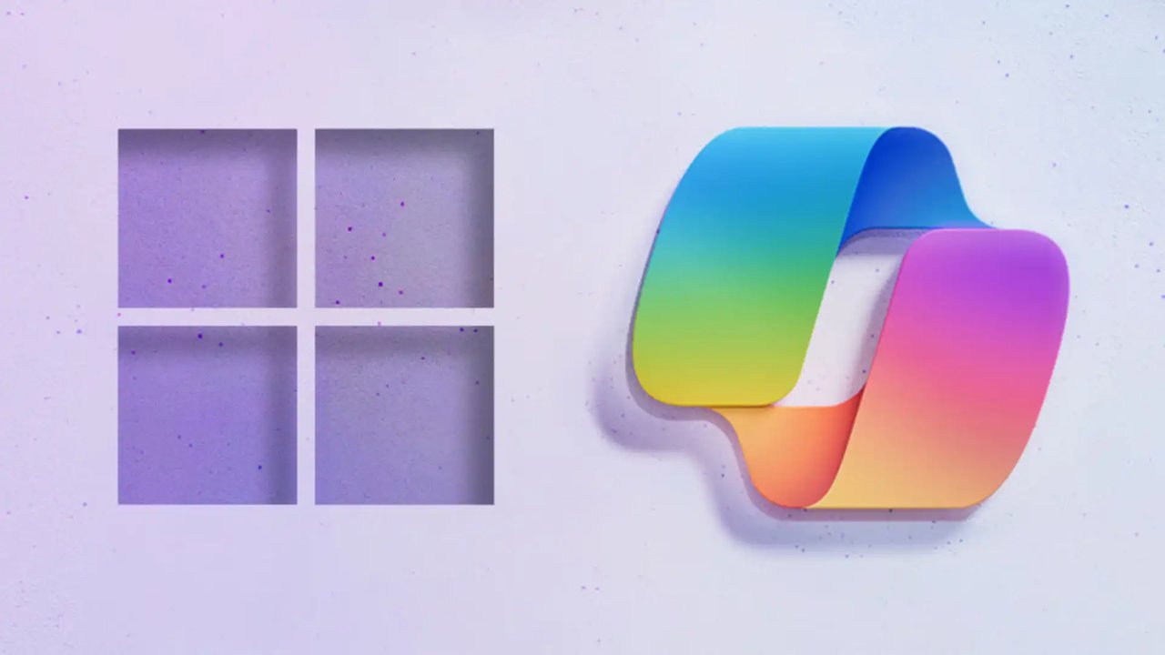 Windows 11 Copilot 제거 업데이트 — Microsoft 로고와 Windows 11 화면