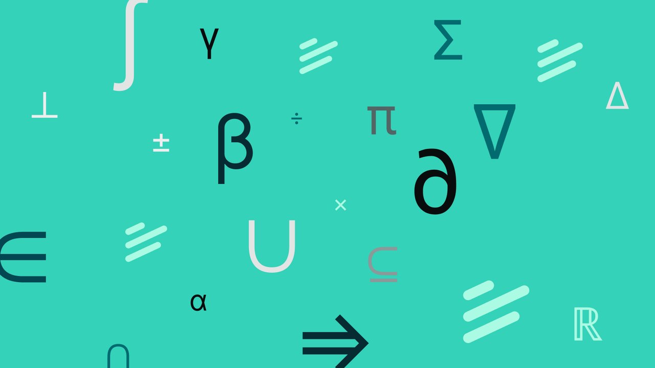 Epoch AI FrontierMath 벤치마크 — 수학 기호들이 흩어진 배너 이미지