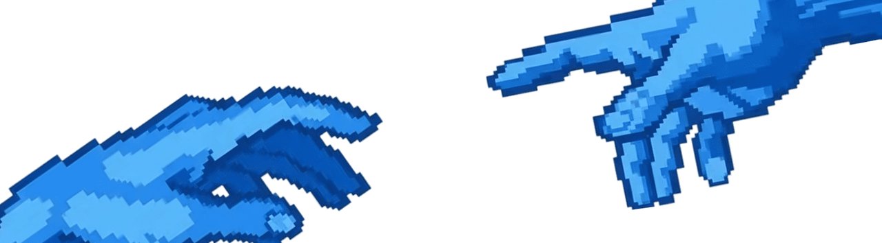 Supermemory 아스키 아트 — AI와 사용자의 연결을 표현한 미켈란젤로 스타일 이미지