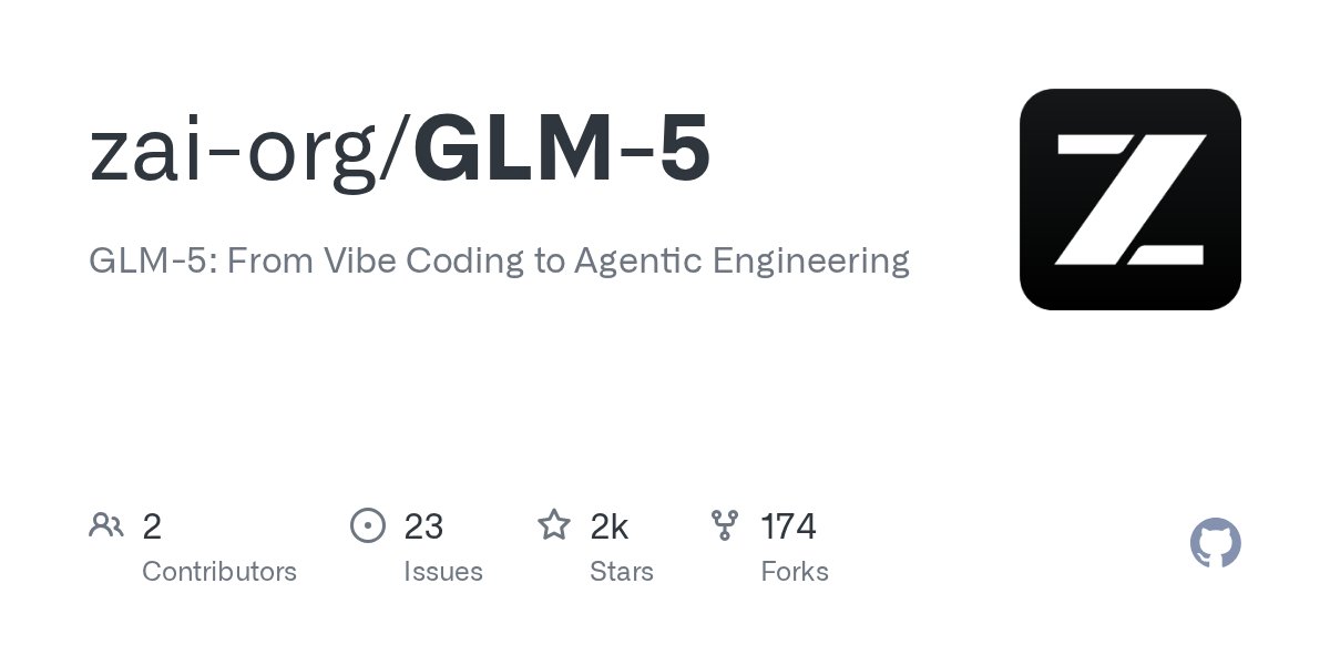 GLM-5 GitHub 공식 저장소